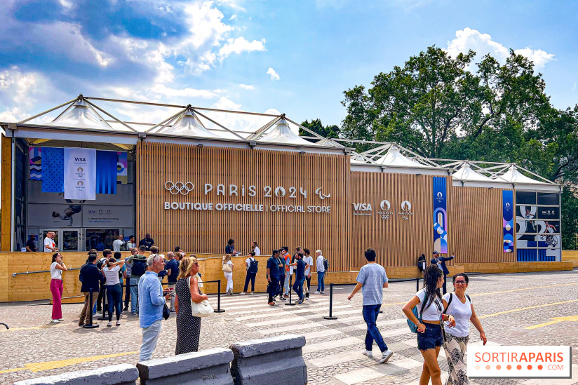 Shopping at the Paris 2024 Olympic Flagship Store