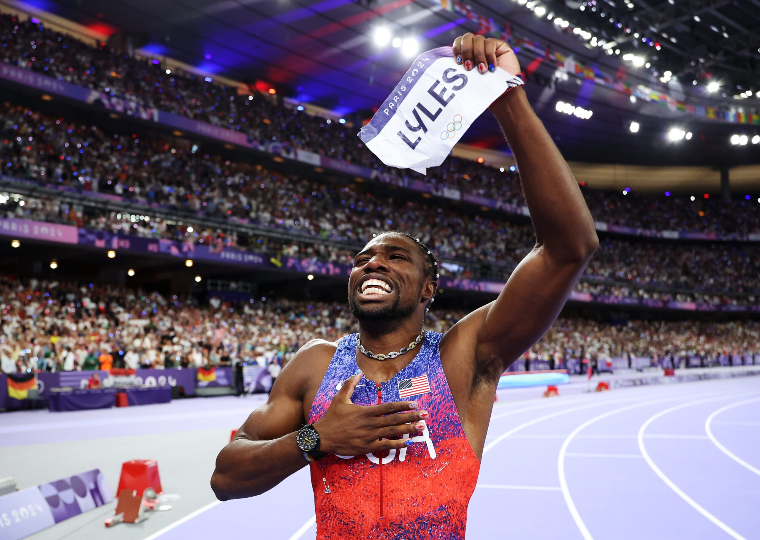 Noah Lyles Wins 100m Gold at Paris 2024 in a Photo-Finish Thriller