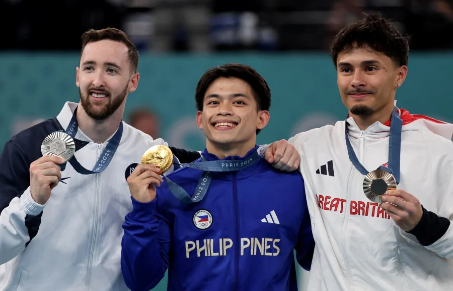 Double Gold Medalist Carlos Yulo Showered with Rewards, Including Free Ramen for Life